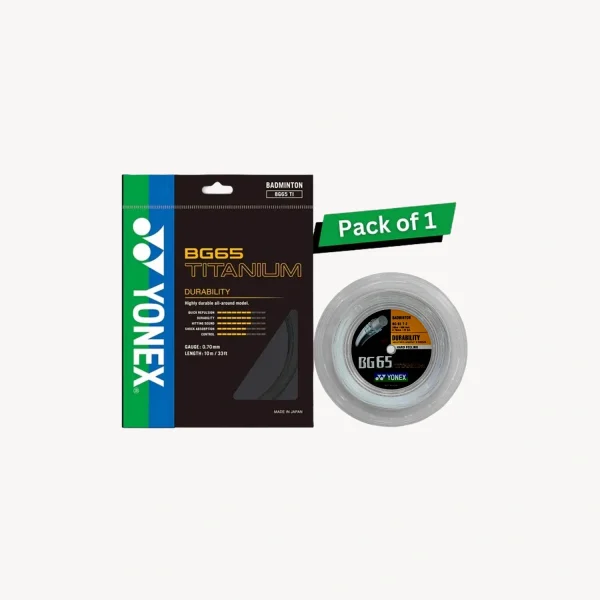 YONEX BG 65 Titanium (4) YONEX BG 65 Titanium