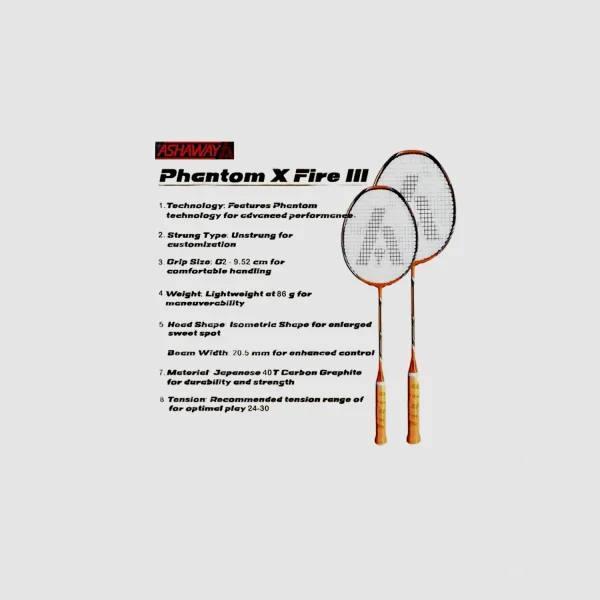 ASHAWAY X Fire 3